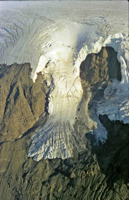 Glacial tongue on the King George Island