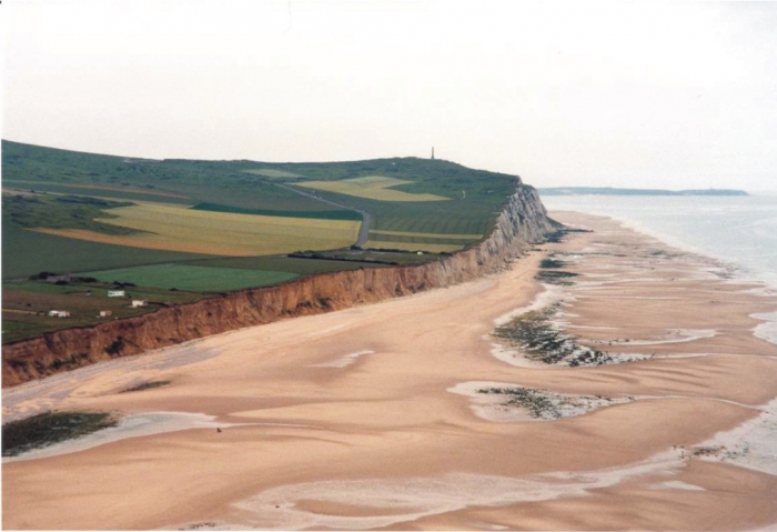 The Blanc-Nez (in the foreground) and Gris-Nez capes area.