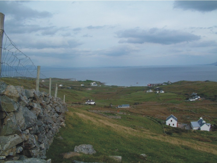 View east from Clare Island to Clew Bay, Co. Mayo.