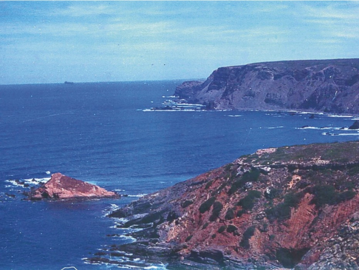 Rocky shores of the Costa Vicentina.