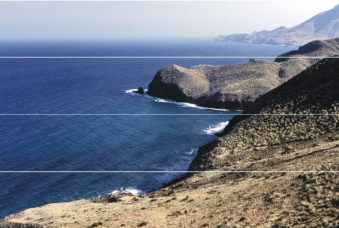 Panorama of Cabo de Gata.