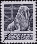 Canadian postage stamp (1954): Walrus