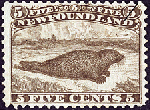 Newfoundland Postage Stamp (1865): Harp Seal