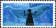 Canadian Postage Stamp (2006): Vancouver Aquarium, 1956-2006