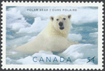 Canadian Postage Stamp (2009): Polar Bear