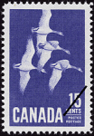 Canadian Postage Stamp (1963): Canada Geese