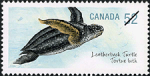 Canadian Postage Stamp (2007): Leatherneck Turtle