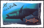 Canadian Postage Stamp (1997): Bluefin Tuna, Thunnus thynnus