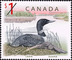 Canadian Postage Stamp (1998): Loon