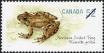 Canadian Postage Stamp (2007): Northern Cricket Frog