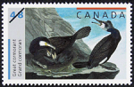 Canadian Postage Stamp (2003): Great cormorant