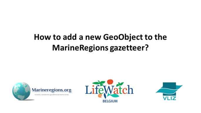 Marine Regions: how to add a new GeoObject to the MarineRegions Gazetteer