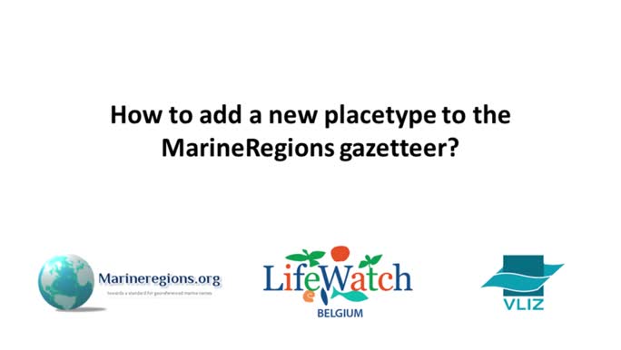 Marine Regions: how to add a new placetype to the MarineRegions gazetteer