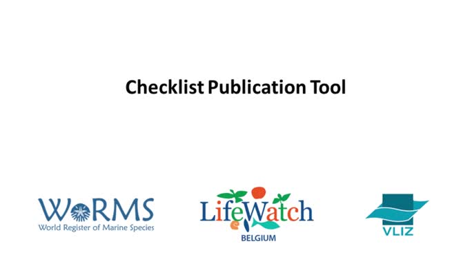 Checklist Publication Tool