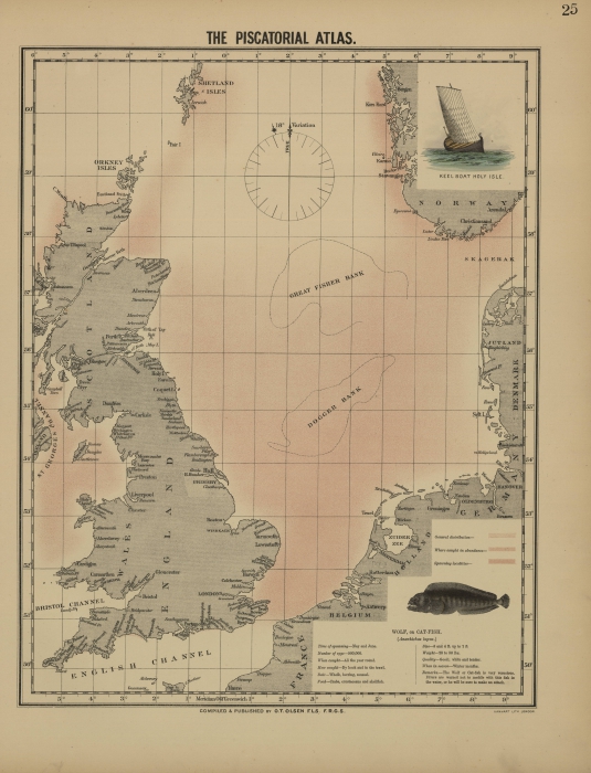 Olsen (1883, map 25) Olsen (1883, map 25)