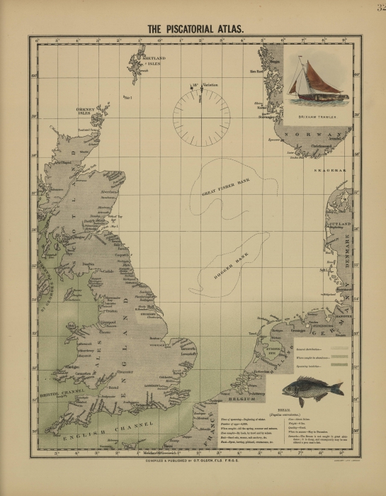 Olsen (1883, map 32) Olsen (1883, map 32)