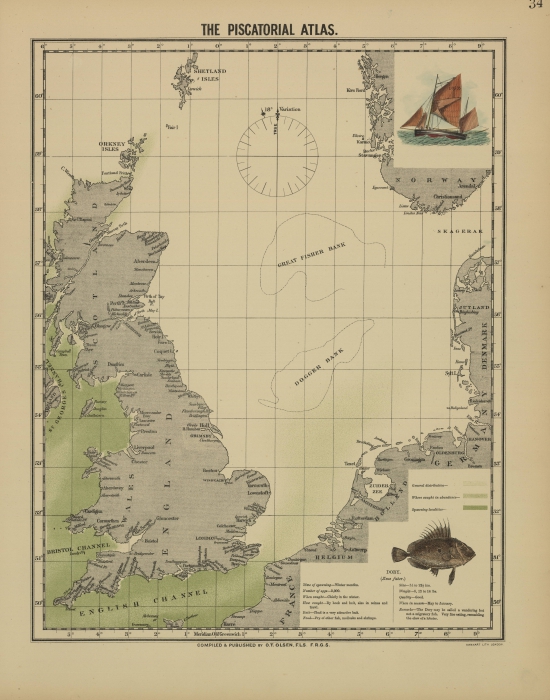 Olsen (1883, map 34) Olsen (1883, map 34)