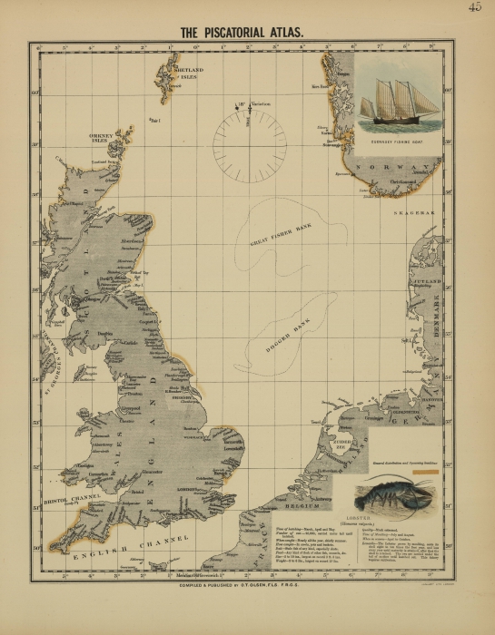 Olsen (1883, map 45) Olsen (1883, map 45)