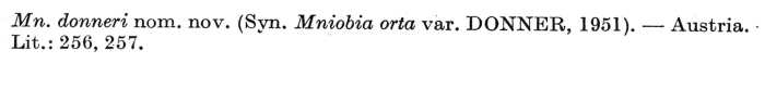 Mniobia donneri - Original description image