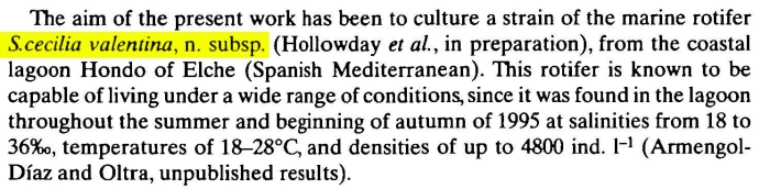 Synchaeta cecilia valentina - Original description image