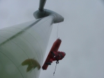 Rescue from a windmill