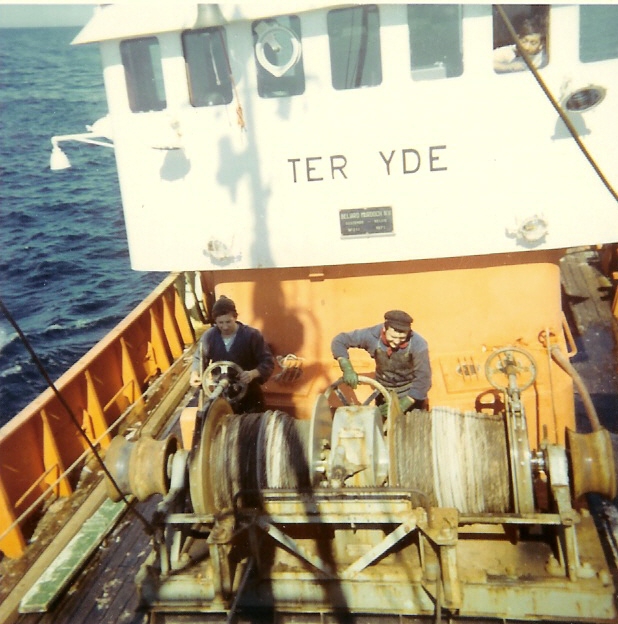 Aan de winch van de N.752 Ter Yde (Bouwjaar 1971)