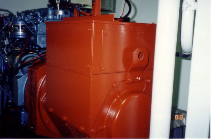 Hulpmotor met generator van Z.186 Shannon (Bouwjaar 1991)