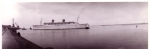 Passagiersschip legt aan bij oude havendam Zeebrugge