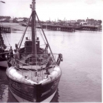 Z.420 Bernadette-Roger (Bouwjaar 1949) in haven Zeebrugge