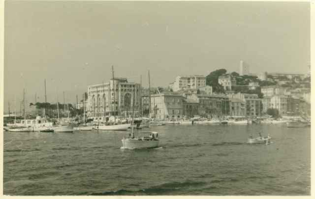 Schip te Cannes, 1958