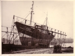 Z.495 Rik (construction 1957) on slipway Zeebrugge, author: Onbekend