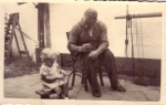 Arthur Vanhoutte met Theo (kind)