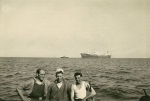 Vissers aan boord van de Z.508 Zegen (Bouwjaar 1957)