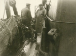 Aan boord van de Z.449 Zeemanshoop (bouwjaar 1945)