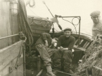 Aan boord van de Z.449 Zeemanshoop (bouwjaar 1945)