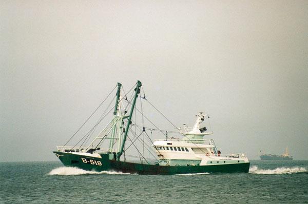B.518 Drakkar (bouwjaar 1998) op zee