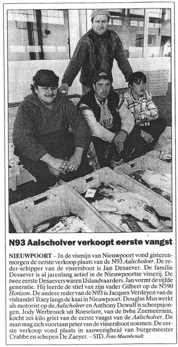 Eerste verkoop N.93 Aalscholver
