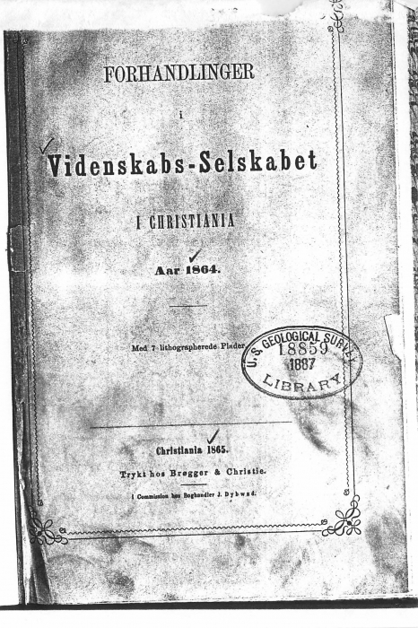 Title page Boeck, 1865